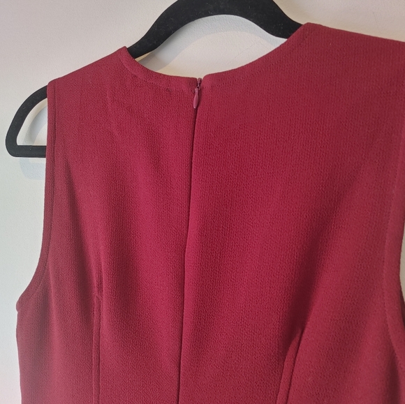 P.A.R.O.S.H. Burgundy Crepe Stretch Dress NWT Size Medium - Picture 11 of 11
